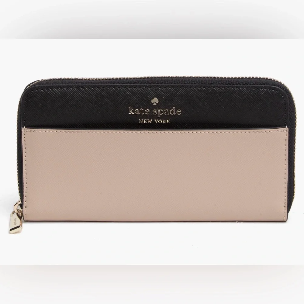 ♠️Kate Spade Black NY Staci Continental Wallet